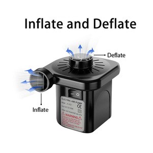 Pompe à air électrique à remplissage rapide avec 3 embouts, AC 110V-220V, gonfleur/dégonfleur portable pour articles gonflables - Product Image 3