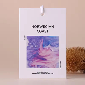 Embossed logo Luxury Recyclable Cardboard Custom Printing Hang Tags for Clothing - Product Image 1