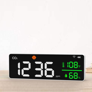 ROKTOOLS duvara monte karbon dioksit dedektörü <span class=keywords><strong>CO2</strong></span> metre gaz dedektörü sıcaklık bağıl nem - Product Image 5