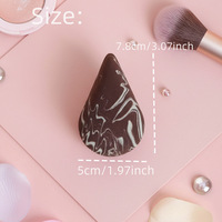 Éponge de maquillage super douce, grande taille, multicolores, sans poudre, utilisable à sec ou humide, forme irrégulière, super grande, Ganzhou