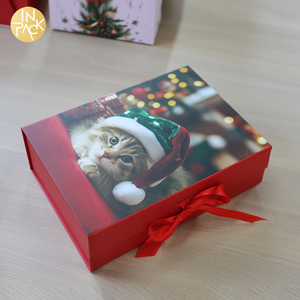 Trong Gói Giáng Sinh Hộp Quà Tặng Bao Bì Bao Bì Quà Tặng Từ Đóng Cử<span class=keywords><strong>a</strong></span> Hộp Giấy Sang Trọng Gấp Từ Hộp Quà Tặng - Product Image 4