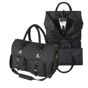 आउटडोर खेल Foldable Mens यात्रा duffle बैग सामान बैग परिधान बैग सूट