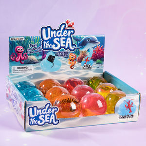 Slime Shop Confezione da 4 Slime Non Tossico ad Acqua, Texture Liscia, Alta Fluidità, Cristallo Magico Trasparente, Divertimento Assicurato per Bambini - Product Image 2