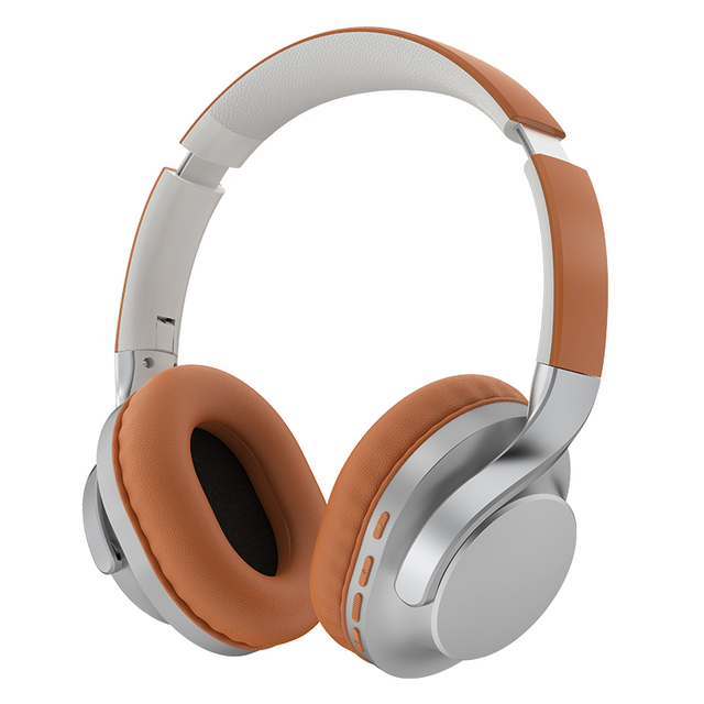 Foldable Noise Cancelling Headset Over Ear True Wireless Headphones with Type-C Charging for Gaming Sports