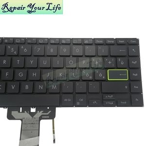 มันคีย์บอร์ดแล็ปท็อปแบ็คไลท์อิตาลีสำหรับ <span class=keywords><strong>Asus</strong></span> <span class=keywords><strong>VivoBook</strong></span> พลิก<span class=keywords><strong>14</strong></span> TP470EA แป้นพิมพ์ TP420IA TP420 <span class=keywords><strong>TM420</strong></span>คีย์คีย์ป้อนด้วยขอบสีเหลือง - Product Image 4