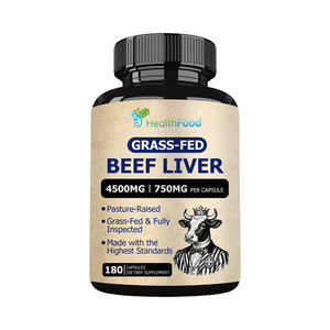 Private Label ODM Grass-Fed Beef <b>Liver</b> Capsules Dietary <b>Supplement</b> Promote <b>Liver</b> Kidney Healthy and Support Brain Function - Product Image 1