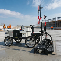 Machine de nivellement laser pour béton, robot autopropulsé pour atelier électronique, nivellement du béton