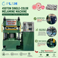 Presse hydraulique entièrement automatique 450T pour la fabrication de vaisselle en mélamine, ligne de production de plaques, bols et dominos en mélamine