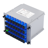 Divisor Óptico PLC GPON FTTH de 1x16 con Inserción de Tarjeta Wirenet Tipo LGX FC