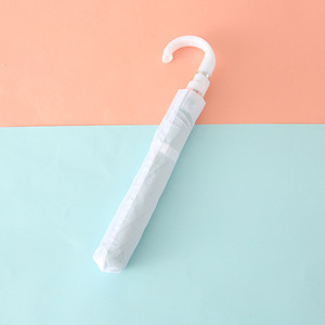 Parapluie pliant classique manuel à double pliage, directement de l'usine, pour cadeaux d'affaires, logo imprimable, couleur unie, polyester, pour le commerce extérieur - Product Image 4