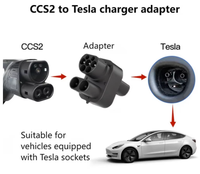 Convertisseur de connecteur de véhicule JET 250A CCS2 vers Nacs 1000V DC, nouvelle conception, adaptateur CCS Cybertruck