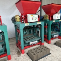 Machine à fabriquer des blocs creux semi-automatique de petite taille 4-35BL, machine à briques en ciment au prix d'usine