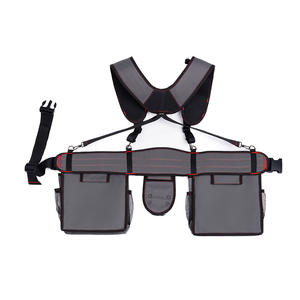 Customized Multi-Functional Heavy-Duty Oxford Cloth <b>Tool</b> Kit Waist Bag For Electricians And <b>Carpenters</b> Black And Gray YB021 - Product Image 2