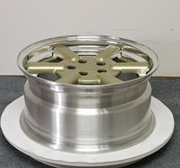 Neue Geruida Champagner-Gold Polierte Mehrspeichen-Schmiedefelgen aus 6061 T6 Aluminiumlegierung 12000T Gepresst TÜV JWL VIA S4-00059 18-24