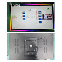 Monitor de 32 Pulgadas con Pantalla Táctil LCD para Juegos de Habilidad, con Luces LED y Conexión USB Serial para Gabinete de Juegos