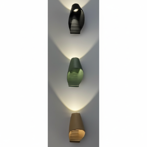 All'ingrosso moderne lampade da parete quadrate in metallo dorato caldo bianco luce a LED per la decorazione della casa scale all'aperto hotel 220V tensione di ingresso - Product Image 1