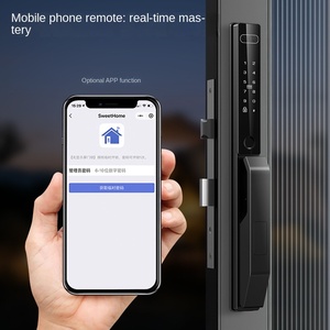 Fabrika doğrudan Tuya APP Waterproofc yüz tanıma parmak izi Palm ven kilidini kırık köprü alüminyum kapı için akıllı kilit - Product Image 2