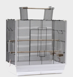 Produsen Besi Pembiakan Logam Besi Tahan Karat Portabel Kecil Burung Beo Lovebird <span class=keywords><strong>Cockatiels</strong></span> Kandang Burung dengan Laci - Product Image 2