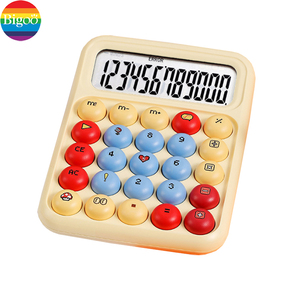 Calculatrice mignonne et colorée avec écran à 12 chiffres, en caoutchouc, pour bureau/école, promotionnelle - Product Image 2