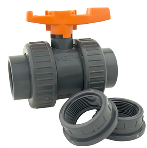 Systèmes de tuyauterie <span class=keywords><strong>GF</strong></span> 546 Série G09 Extrémité de vanne à bille à filetage NPT <span class=keywords><strong>PVC</strong></span>-<span class=keywords><strong>U</strong></span> | PN16, 1/2 "-4" | Contrôle industriel de l'eau et des produits chimiques - Product Image 4