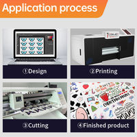 Machine d'impression UV DTF A3 personnalisée avec tête d'impression I3200 pour étiquettes en cristal, idéale pour les petites entreprises – Conception d'usine