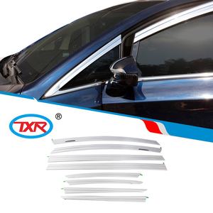 แผ่นเบี่ยงหน้าต่างตัวป้องกันน้ำกันแดดกันแดดแบบโครเมียมอุปกรณ์เสริมอัตโนมัติกระบังหน้าประตูสำหรับเพลง BYD สูงสุด<span class=keywords><strong>2018</strong></span>- - Product Image 2