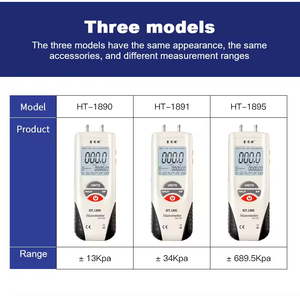 ผู้ผลิต HTI จากประเทศจีน เครื่องวัดความดันแบบดิจิตอล HTI รุ่น High Differential Manometer 150 PSI วัสดุ ABS รุ่น HT-1895 - Product Image 6