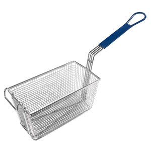 Pommes Frites Fritte use Korb Designed Heavy Gauge Frittier korb mit bunt beschichteten Griff für Köche Home Commercial Kitchen - Product Image 5