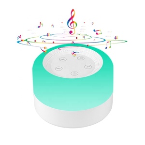 جهاز ضوضاء بيضاء محمول جديد للنوم مع أصوات طبيعية وإضاءة تنفسية و7 ألوان LED - Product Image 6