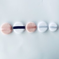 Éponge de maquillage en velours de luxe, douce comme un nuage, en coton, pour le visage, le blush, OEM