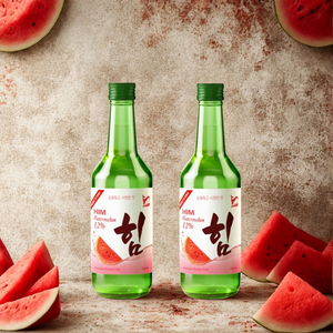 Soju coreano clásico con refrescante sabor a sandía Him 360ml Soju en una botella de licor vibrante Ingrediente de alcohol primario - Product Image 5