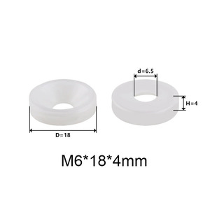 M3 M4 <span class=keywords><strong>MM5</strong></span> M6 Màu Sắc Tự Nhiên Trắng Nylon Nhựa Pom Chìm Hoàn Thiện Máy Giặt - Product Image 6