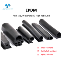 Bande isolante en mousse EPDM à cellules fermées haute élasticité Johan pour l'étanchéité des armoires à haute température et la protection amortissante