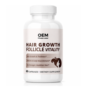 Cápsulas para el Crecimiento del Cabello <span class=keywords><strong>de</strong></span> Marca Privada, Biotina 10000mcg, Colágeno, Saw Palmetto, Suplemento Herbal para Mujeres, Cuidado del Cabello Saludable - Product Image 1