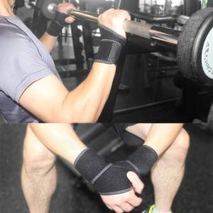 Deportes Fitness Neopreno Venta al por mayor Deportes Suministro de fábrica Correa de muñeca ajustable Muñequera de neopreno para entrenamiento - Product Image 3