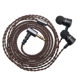 Four Strand Transparent Copper In Ear Headphones 3.5mm Type C With Mic Heavy Bass For Mobile Phones <b>Tablets</b> - Product Image 2