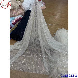 RTS lisami fleur haricots haricot perle paillettes conception mariage mariée dentelle tissu - Product Image 3