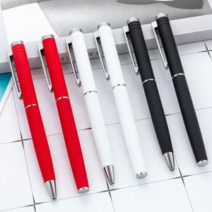 Wholesale 1.0Mm Custom Logo Spray-Coated Ballpoint Metal Signing With Snap-Cap Meeting & Advertising Gift <b>Pens</b> - Product Image 1