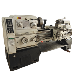 Tour à métaux horizontale d'occasion, machine à tourner et à fraiser, mini-tours d'atelier robustes, manuels, 220V - Product Image 1