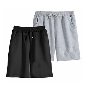 ชุดกีฬาผู้ชายแขนสั้นสำหรับฤดูร้อน เนื้อผ้าบาง แห้งเร็ว ประกอบด้วยเสื้อแขนสั้นและกางเกงขาสั้น - Product Image 4