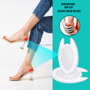 Coussinets de talon en gel <span class=keywords><strong>pour</strong></span> soulager la <span class=keywords><strong>tendinite</strong></span> d'Achille et la fasciite plantaire-absorbant les chocs, coussins de talon en silicone <span class=keywords><strong>pour</strong></span> soutenir la douleur au pied - Product Image 6