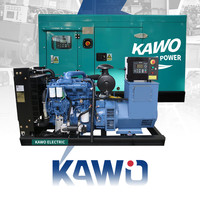 Groupe électrogène diesel KAWO 150KW 150KVA 50Hz triphasé avec moteur Yuchai, démarrage automatique ATS, châssis ouvert, silencieux, 1800 tr/min, pour usage hospitalier, refroidissement par eau