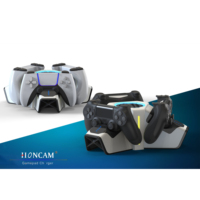 Penyangga stasiun pengisi daya pengendali Honcam untuk Playstation 5 Dualsense