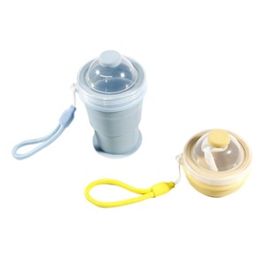 Foldable Ice Hockey Cup 325ml With Built In Straw Portable Silicone Ice Mold Summer Edition - Product Image 5