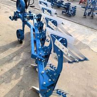 Arado Hidráulico Reversible 527 Stubble para Tractores de 90-120 HP, Implemento de Cultivo Agrícola