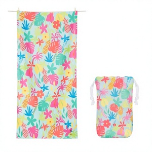 AU Printed Adult Eco-Friendly Recycled Polyester Woven Fabric Beach <b>Poncho</b> - Product Image 4