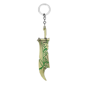 Cannon LOL porte-clés métal Cool arme pendentif Leona légende bouclier porte-clés cadeau pour les Fans jeu bijoux - Product Image 6