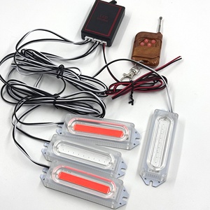 P996 nướng cảnh báo khẩn cấp đèn không dây từ xa Xe <span class=keywords><strong>LED</strong></span> flash Strobe ánh sáng 4*4 12V Xe <span class=keywords><strong>LED</strong></span> đèn flash - Product Image 3