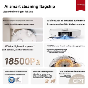 Aspirateur robot aspirateur DREAME S30Pro Ultra Best Smart Wet Dry avec LDS pour hôtel et source d'alimentation électrique - Product Image 3