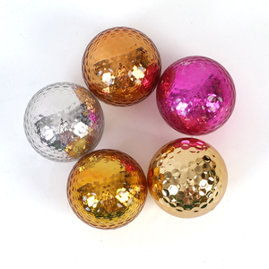 Luxury Gold Plated <strong>Golf</strong> <strong>Balls</strong> in Elegant 2 Piece Synthetic Rubber Construction Premium Corporate <strong>Golf</strong> Gifts Promotional Items - Product Image 2